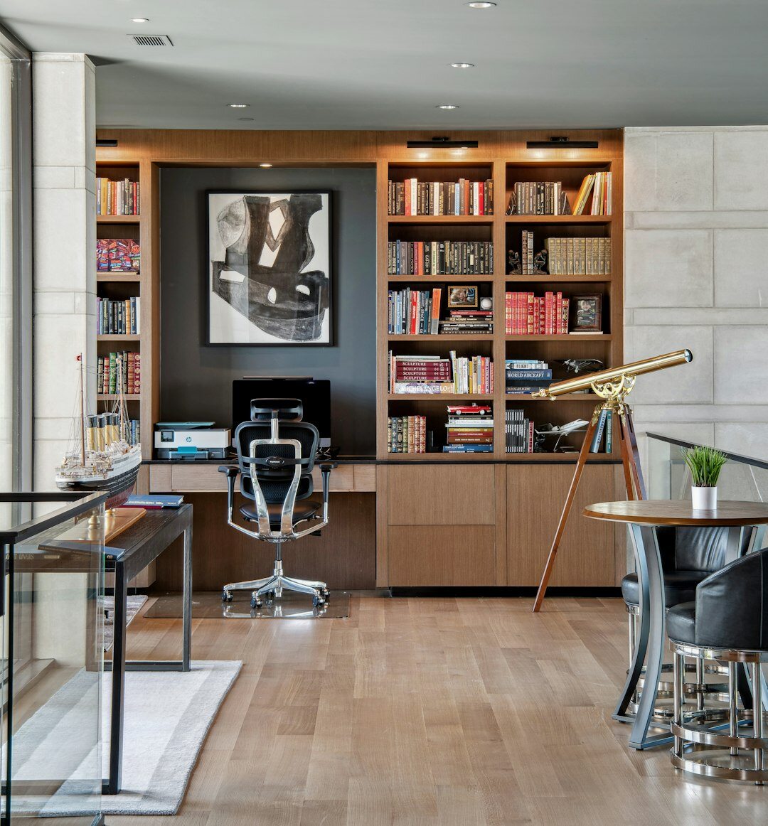 celebrity home office luxury