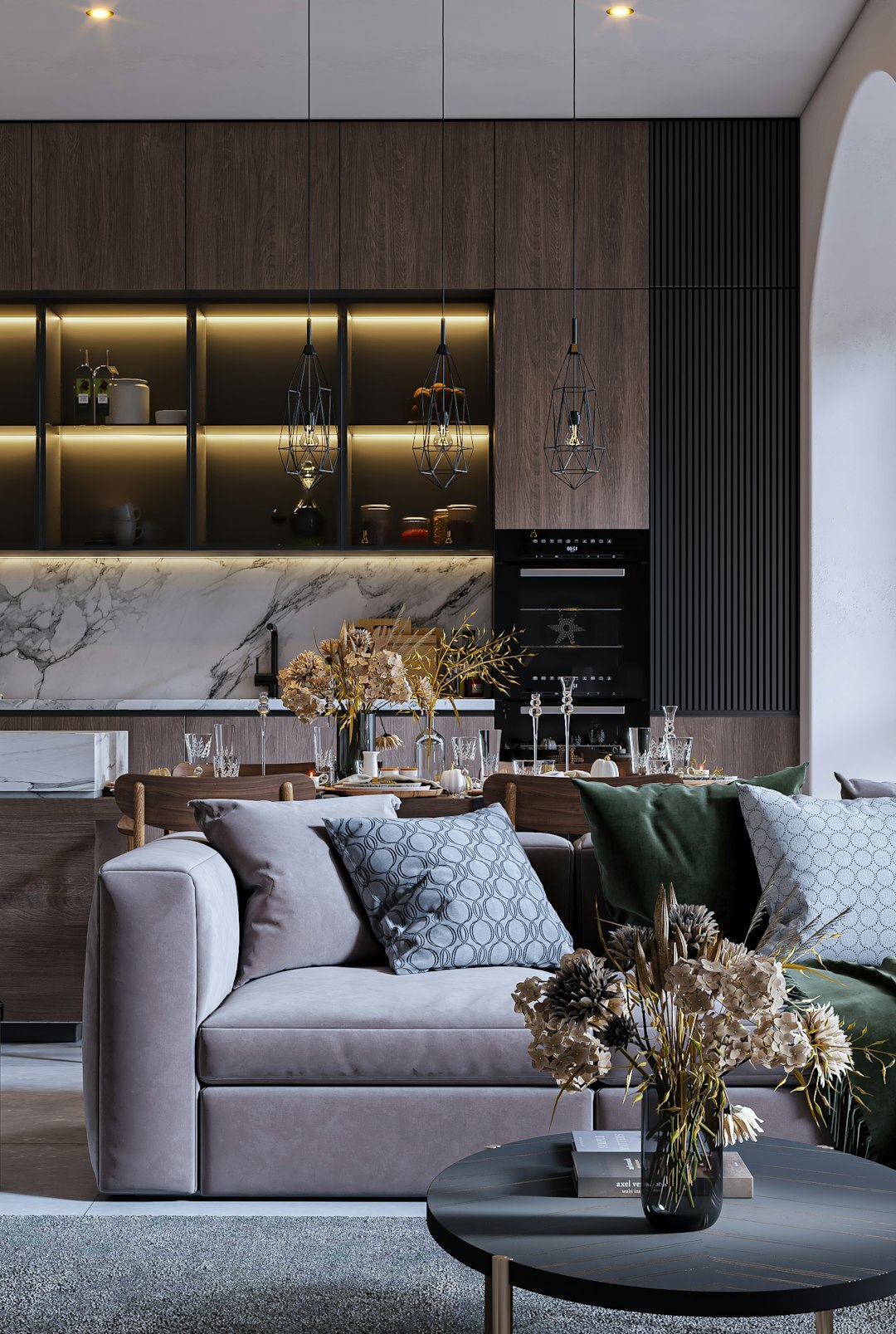 celebrity mansion living room