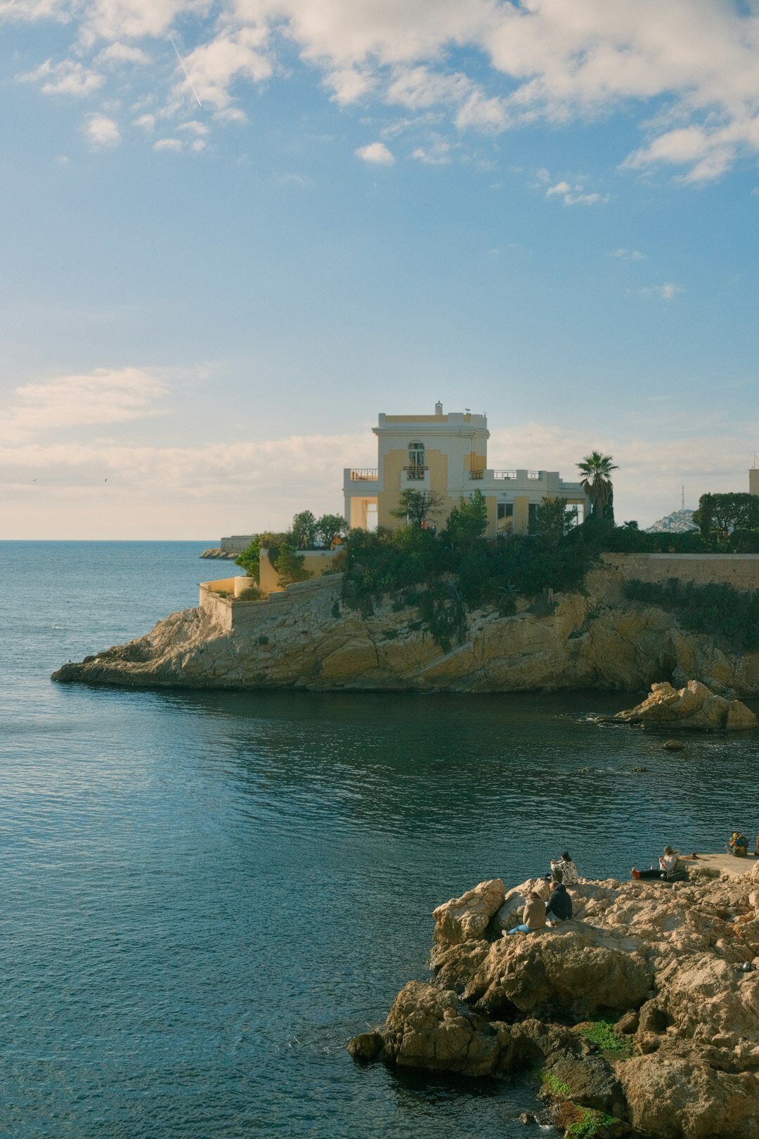mediterranean villa view